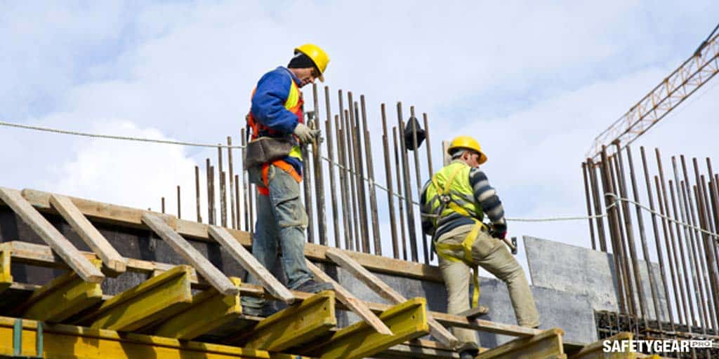 men working wearing hardhats