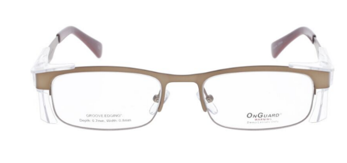 OnGuard OG138 ANSI Rated Prescription Safety Glasses – Brown