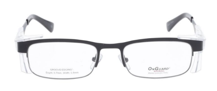 OnGuard OG138 ANSI Rated Prescription Safety Glasses – Black