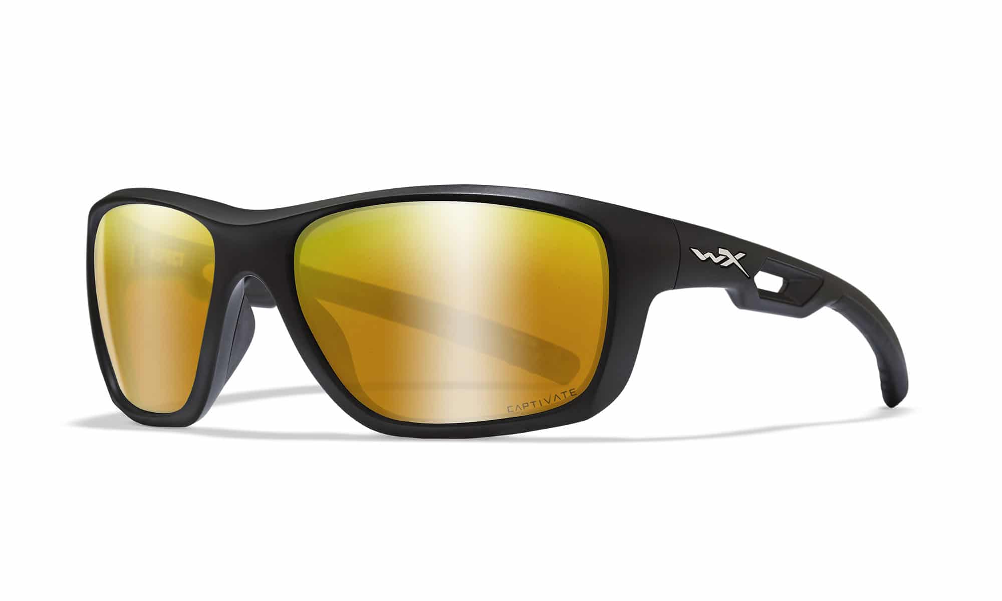 Matt Black Polaris Clarity Lightweight Ultra Flexible Clear Lens Sport Glasses 