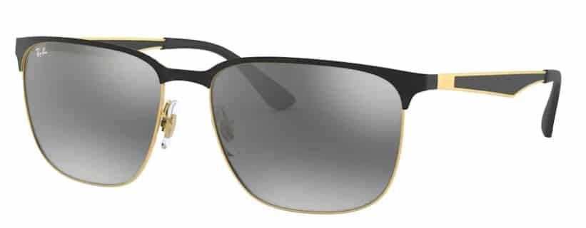 ray ban black mirrored sunglasses