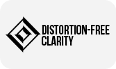 DISTORTION-FREE CLARITY - PRODUCT FEATURE