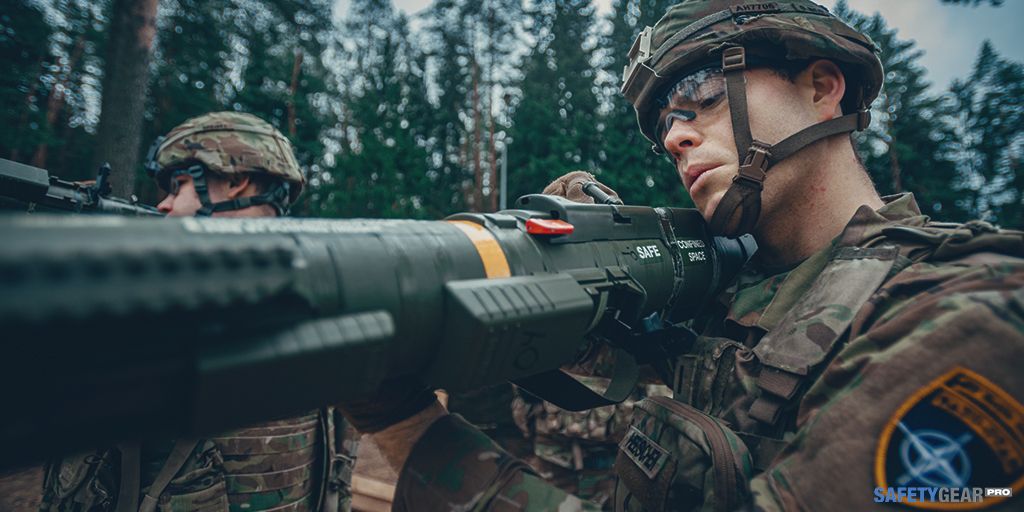 soldier wearing military sunglasses