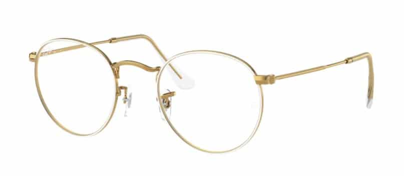 Ray-Ban Optical RX3447V Round Metal Prescription Eyeglasses