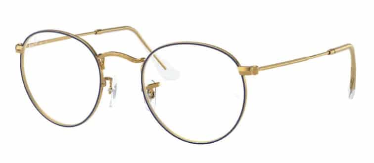 Ray-Ban Optical RX3447V Round Metal Prescription Eyeglasses