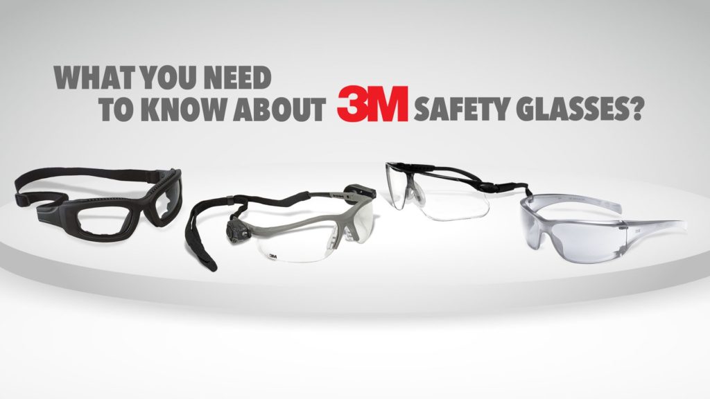 3M SAFETY GLASSES HEADER