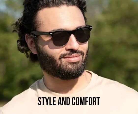 Wayfarer Means Style and Comfort Feature