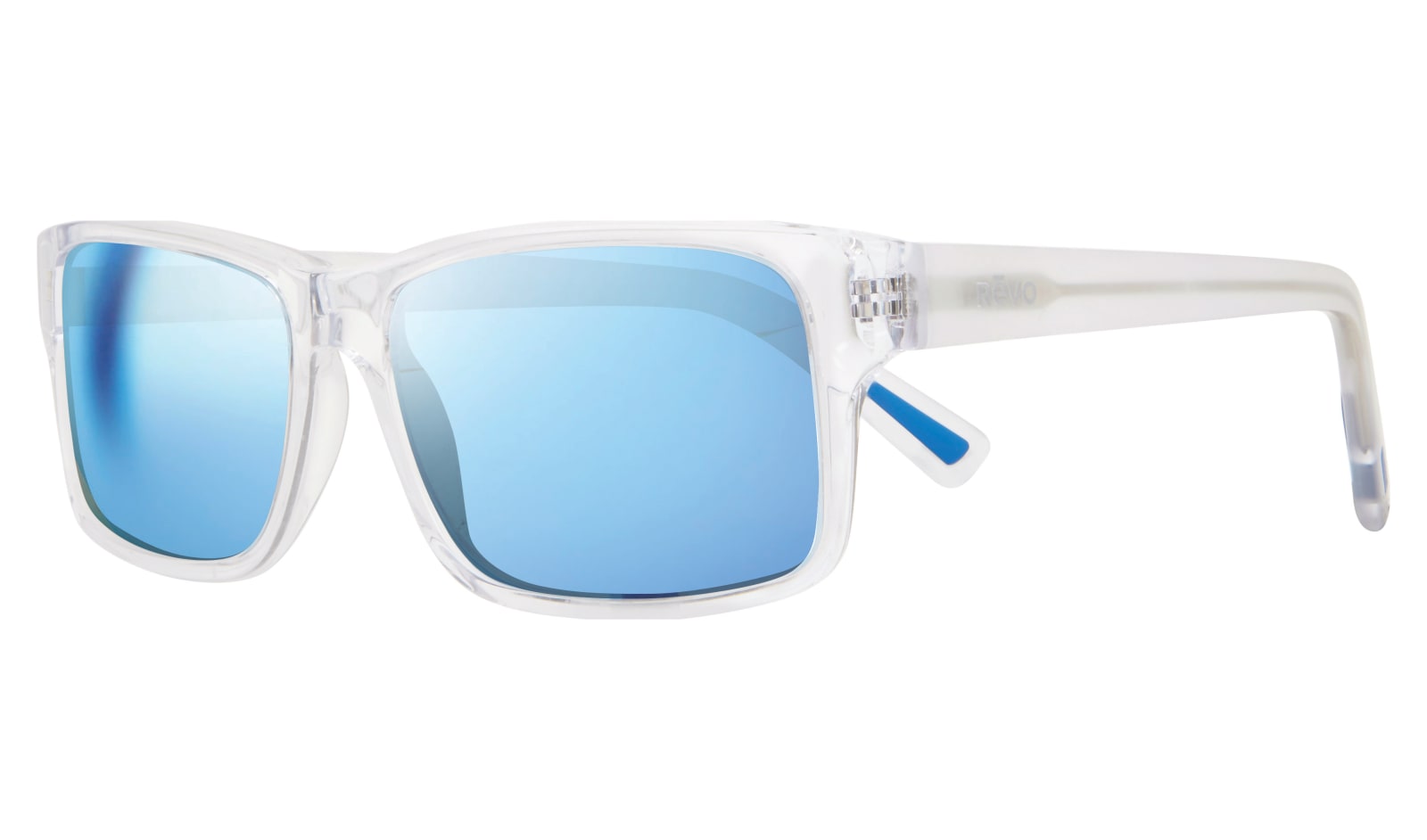 thumbnail image 2 of Revo Finley Polarized Sunglasses – Clear Frame, Blue Serilium Lens – UV400, Unisex 2 of 3
