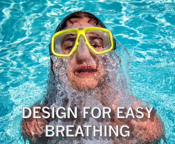 Designed for Easy Breathing Feature