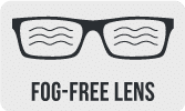 Fog Free Lens Product Feature