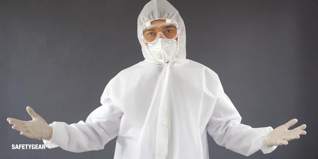 Man Wearing PPE