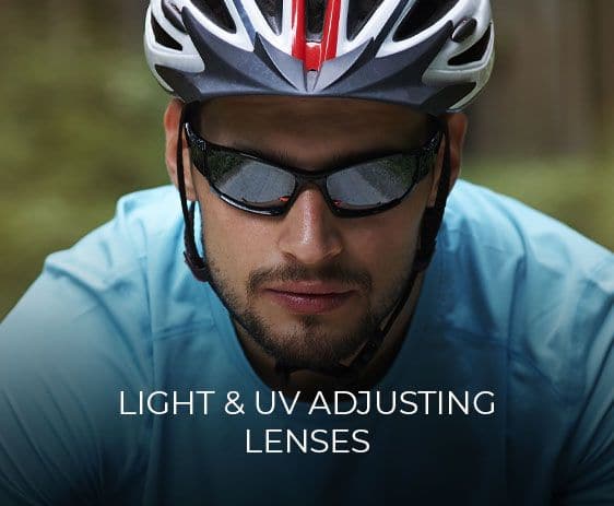 Light & UV Adjusting Lenses Feature