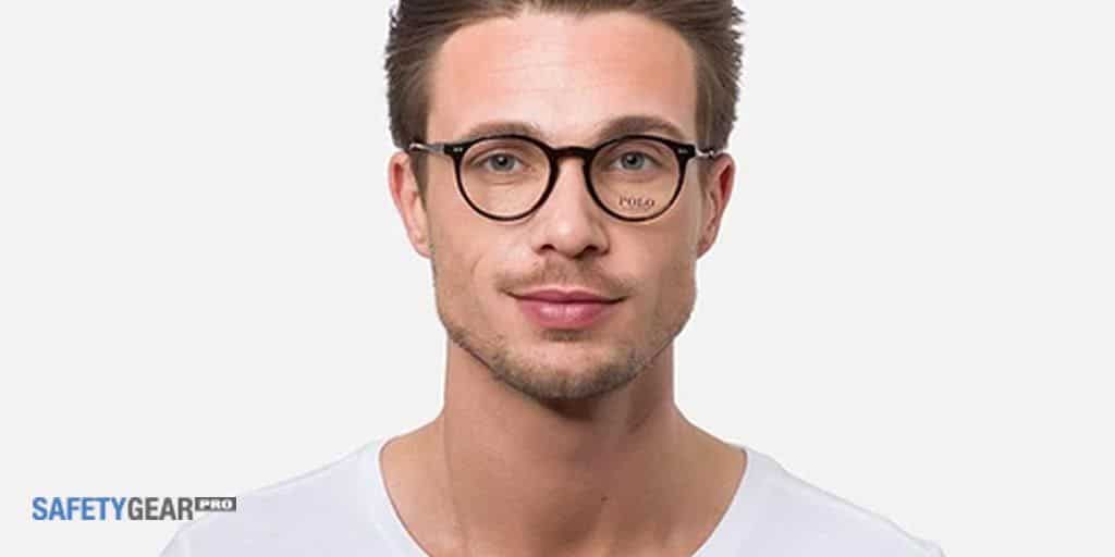 Man Wearing Ralph Lauren Prescription Glasses