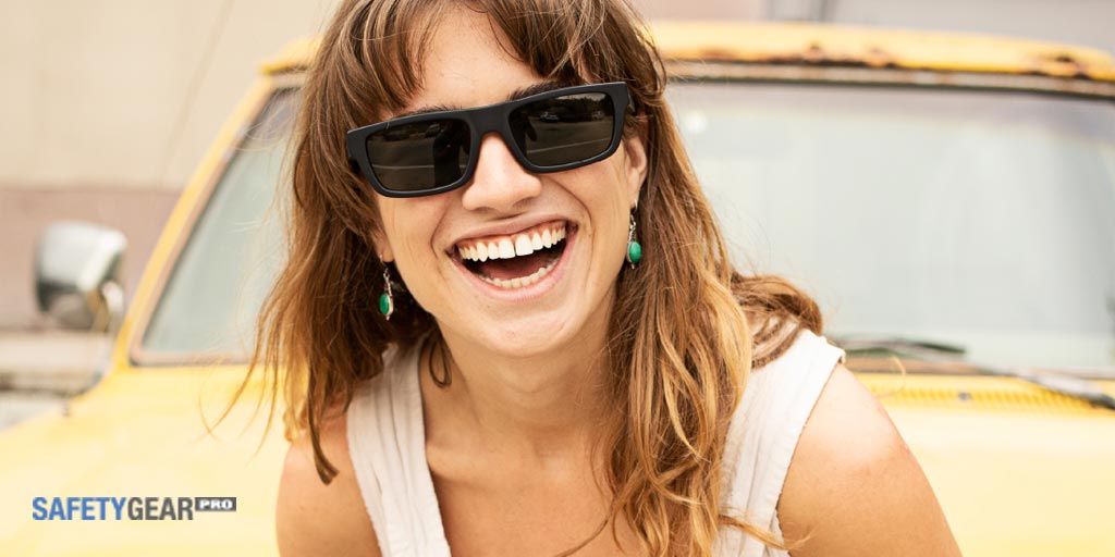 Woman Wearing Smith Womens Sunglasses