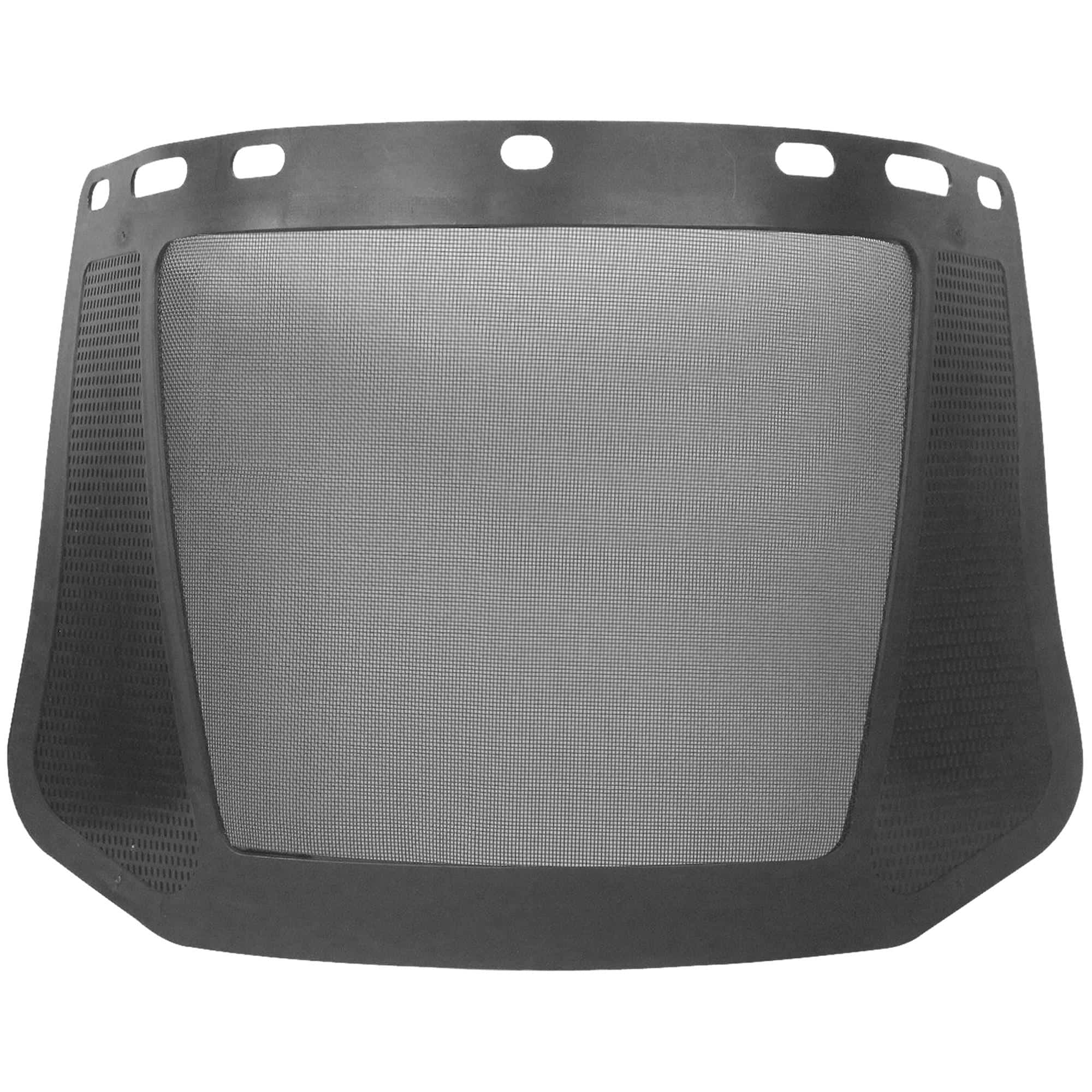 ERB 15196 Safety 8191 Steel Mesh Screen Face Shields Black One Size 
