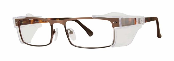 Attitude 5 w. SS (Matte-Brown Front, Tortoise Temples)-safety-gear-pro