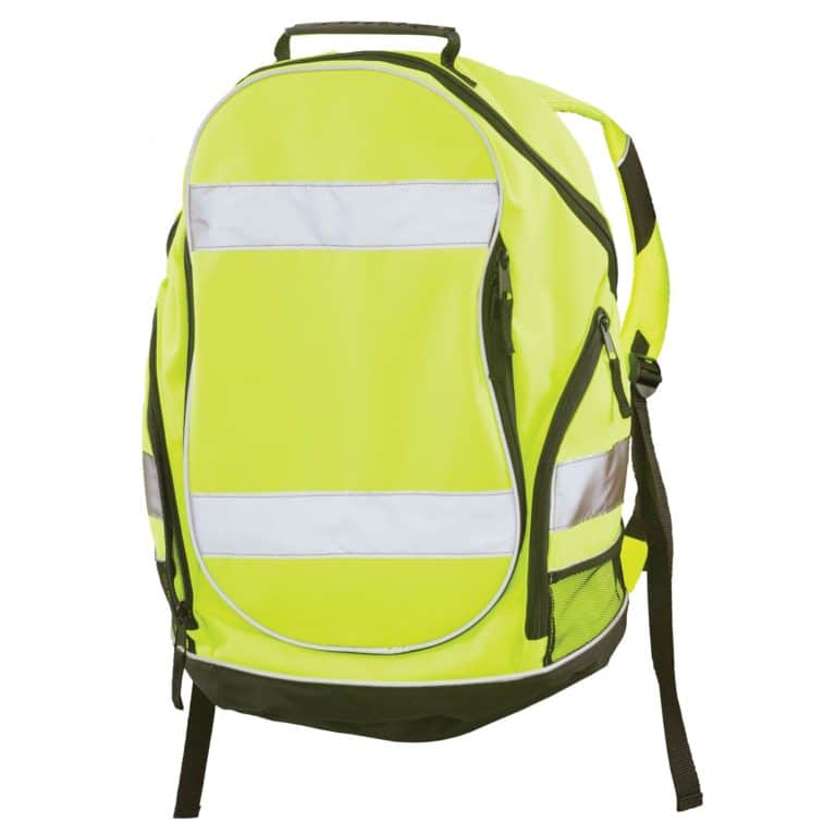 BP1 HIVIZ LIME BACKPACK-Safety-Gear-Pro