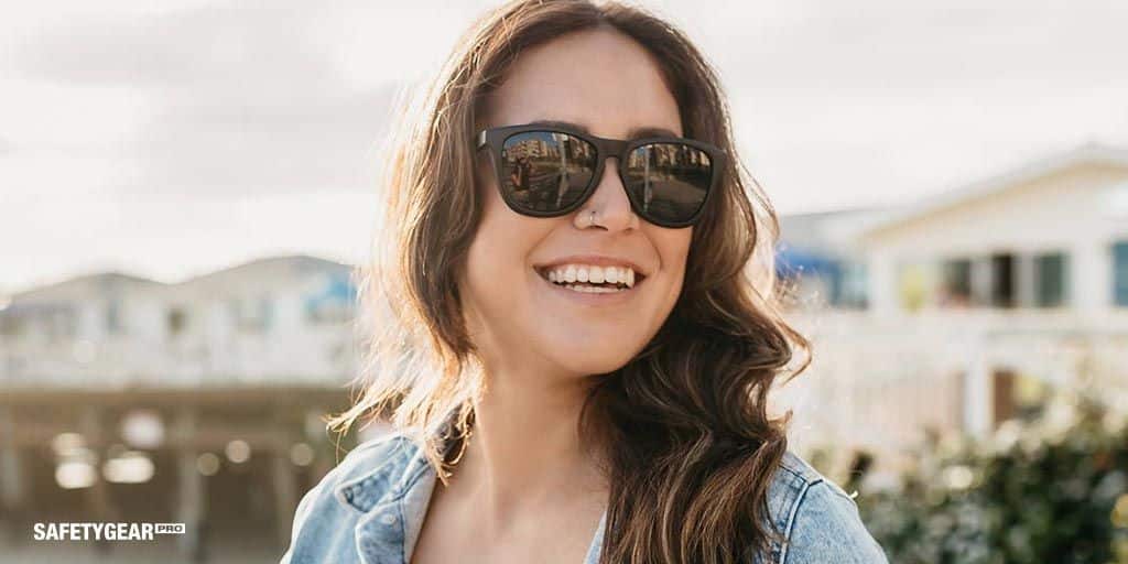 woman wearing best sunglasses