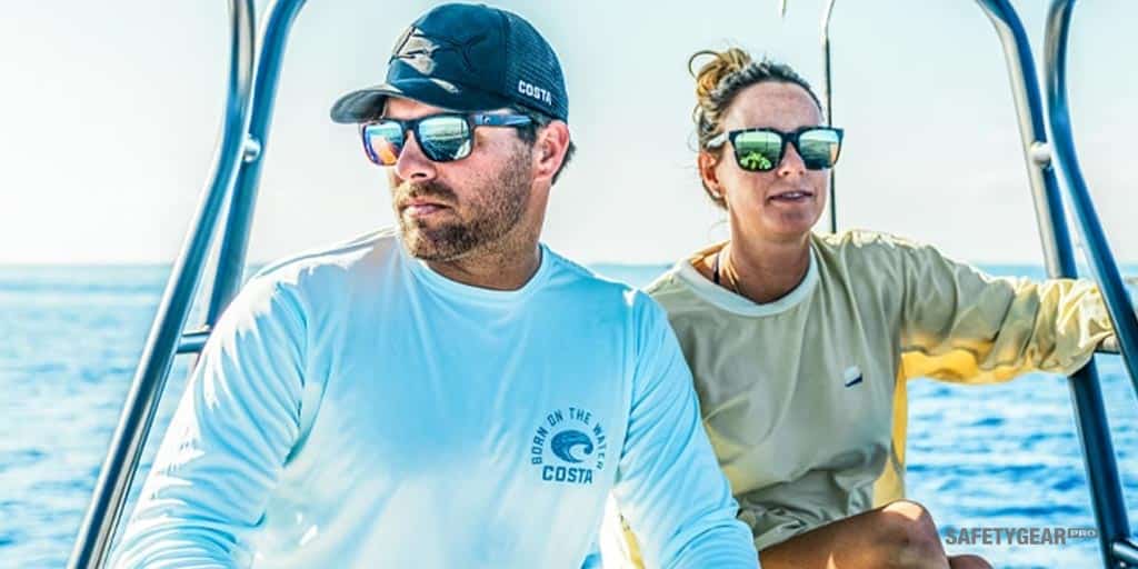 Couple Wearing Costa sunglasses