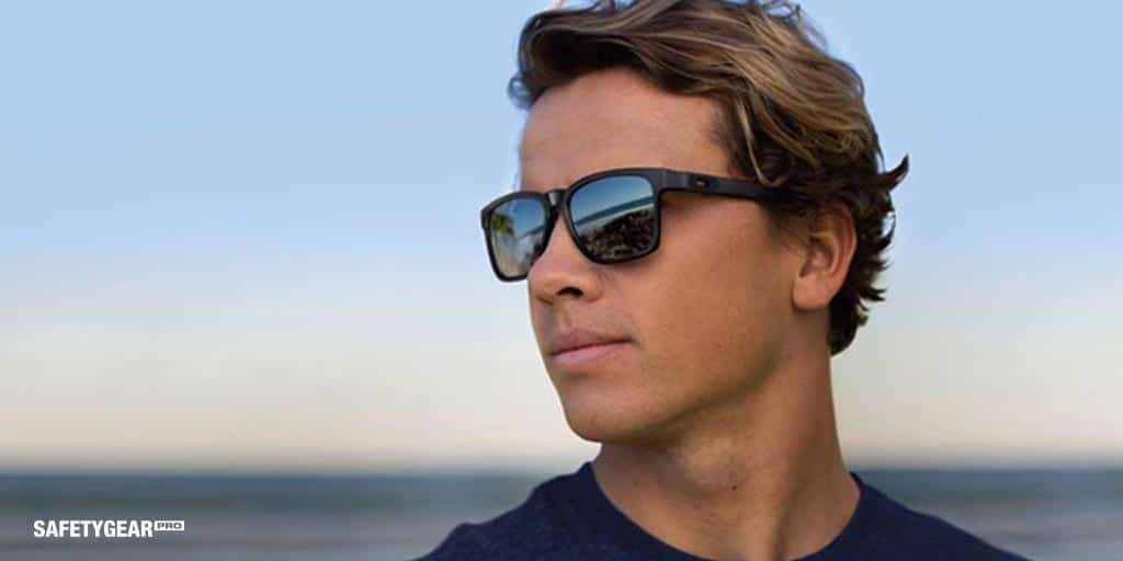 Man Wearing Oakley Prescription Sunglasses