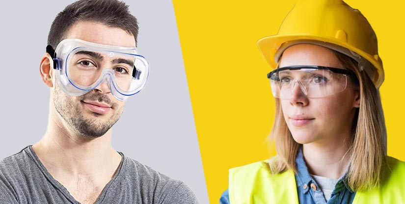 The Primary Differences Between Safety Glasses and Safety Goggles Header