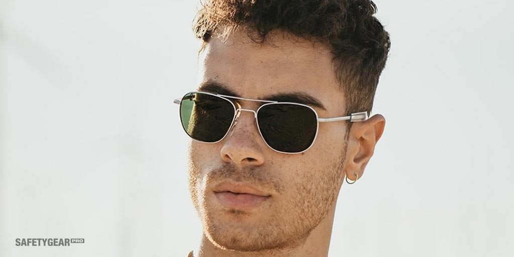 Man Wearing Prescription Sunglasses