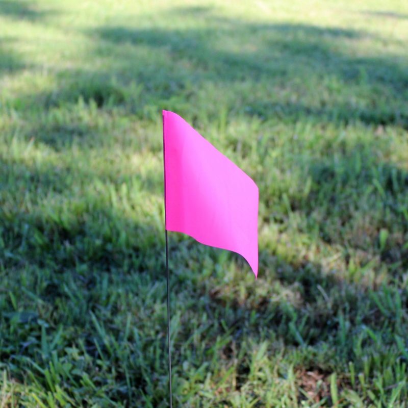 Presco Solid Marking Flags Pink GLO