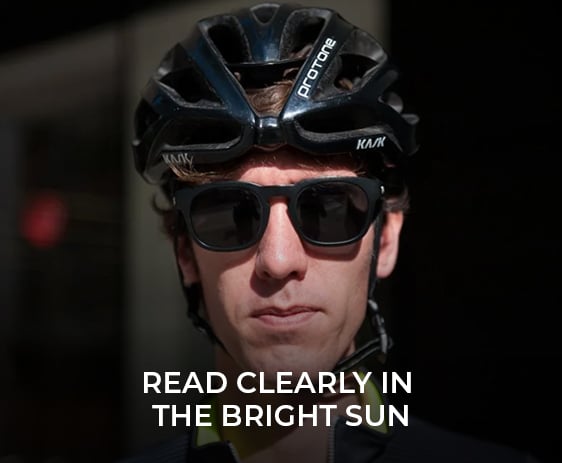 read clearly in the bright sun - product feature