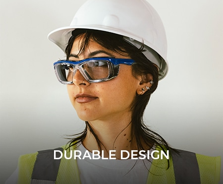 durable design for hammer safety glasses