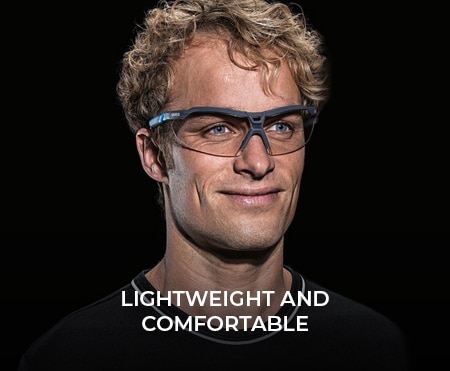 Lightweight and Comfortable for Wrap Around Safety Glasses