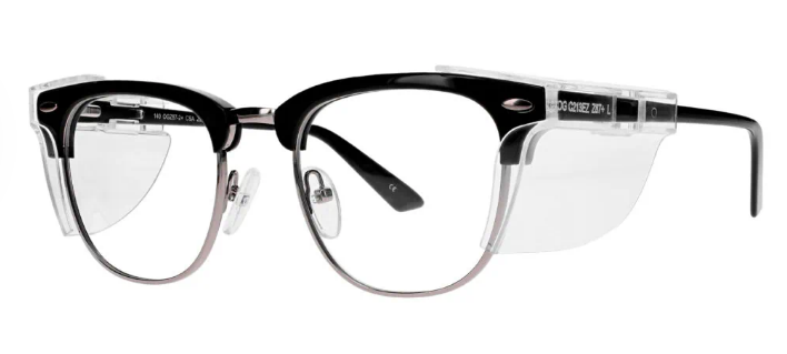OnGuard OG C213 Prescription Safety Glasses – Black Gunmetal