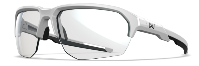 Wiley X JAKL safety sunglasses, Polished White Frame