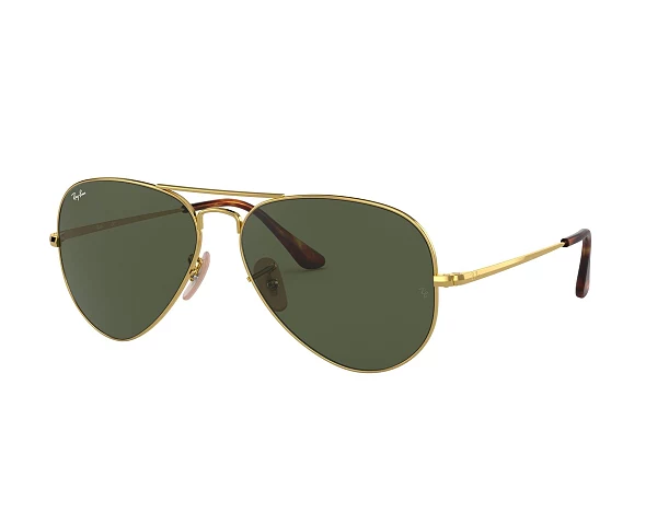Ray-Ban RB3689 Aviator Metal II Sunglasses - Image 4