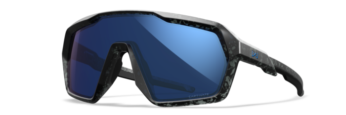 Wiley X Citadel new 2026 toric-lens tactical sunglasses, three-quarter view, with grey CAPTIVATE lens installed