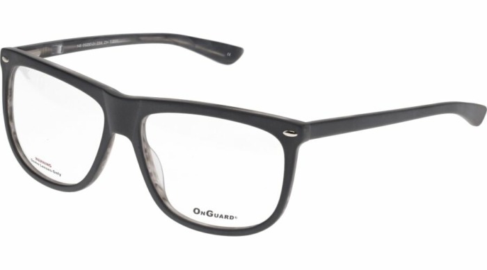 OnGuard OG XC231 Prescription Safety Glasses – Gray frame, without side shields
