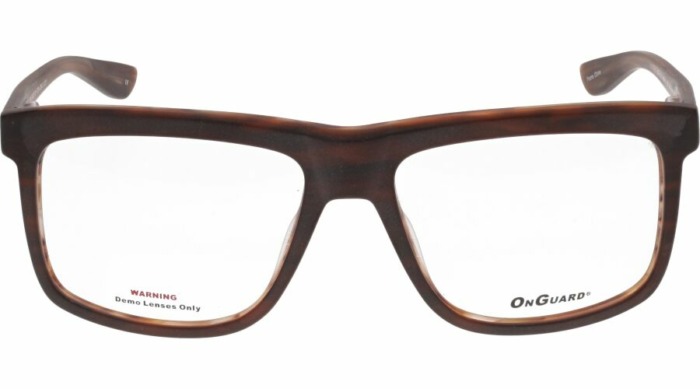 OnGuard OG XC232 Prescription Safety Glasses – Brown frame