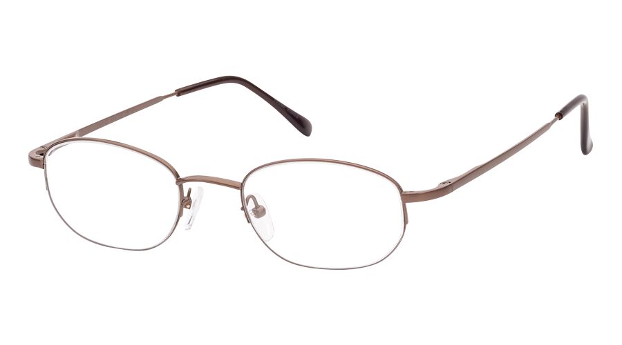 OnGuard OG 141 Prescription Safety Glasses – Brown frame
