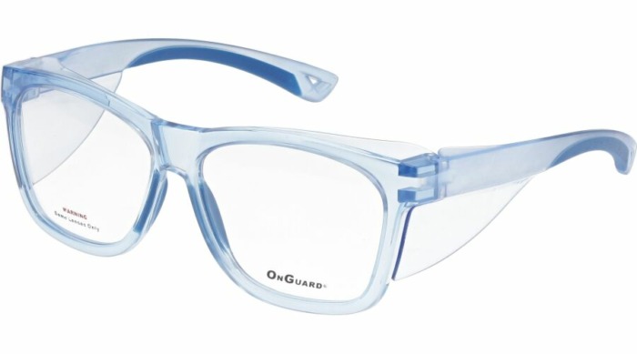 OnGuard OG H250 Prescription Safety Glasses – Blue frame