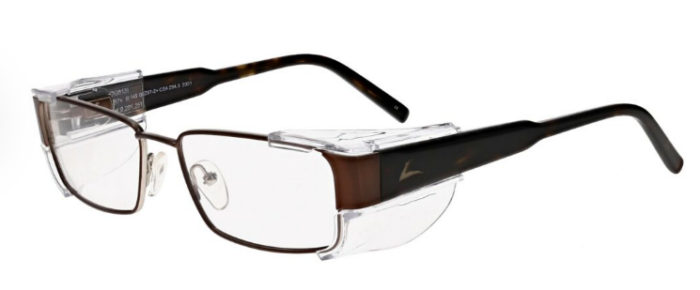 OnGuard OG613 ANSI Rated Prescription Safety Glasses – Brown
