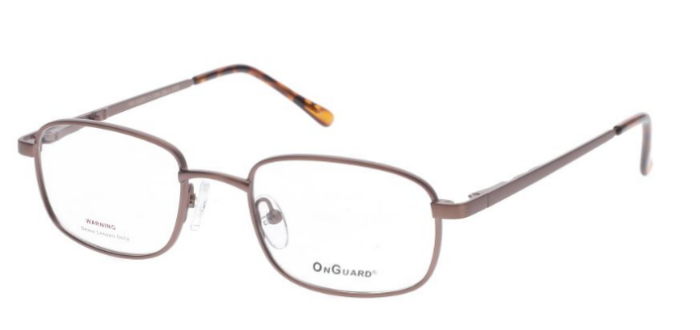 OnGuard OG090 ANSI Rated Prescription Safety Glasses – Antique Bronze
