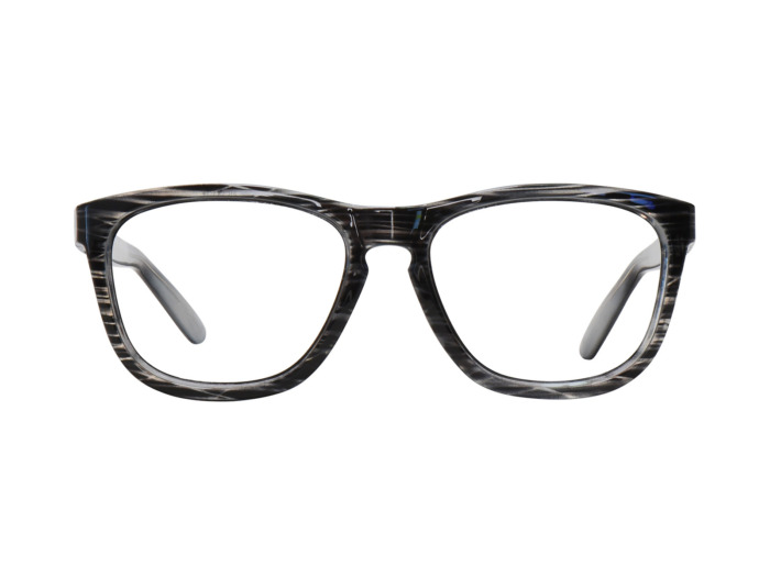 SafeVision FOXTROT ANSI rated prescription safety glasses in Gray, front view