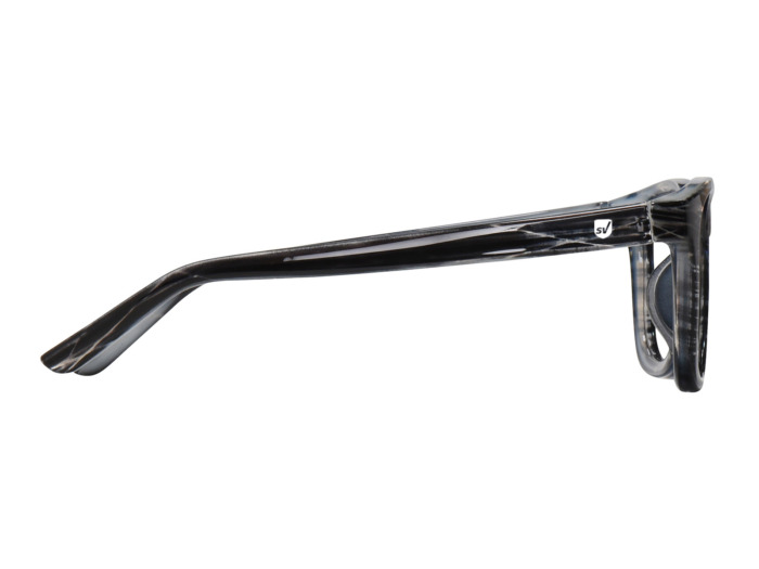 SafeVision FOXTROT ANSI rated prescription safety glasses in Gray Right
