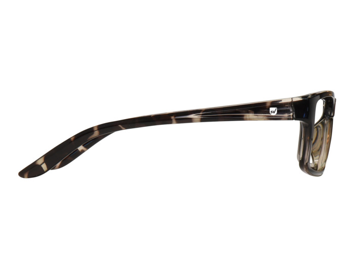SafeVision SIDEWINDER ANSI rated prescription safety glasses in Tortoise, right side view