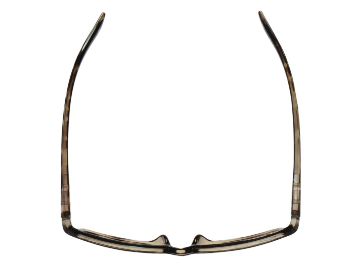 SafeVision SIDEWINDER ANSI rated prescription safety glasses in Tortoise, top view