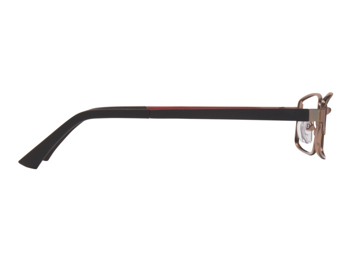 SafeVision SVSS 1 ANSI rated prescription safety glasses in Brown Red, right side view