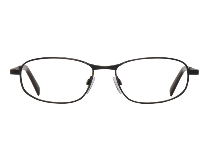 SafeVision SVSS 11 ANSI rated prescription safety glasses in Matte Brown, front view