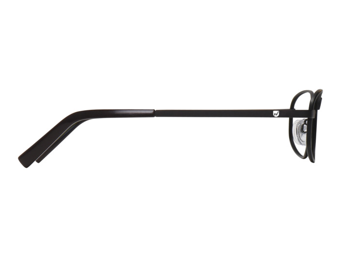 SafeVision SVSS 11 ANSI rated prescription safety glasses in Matte Brown, right side view