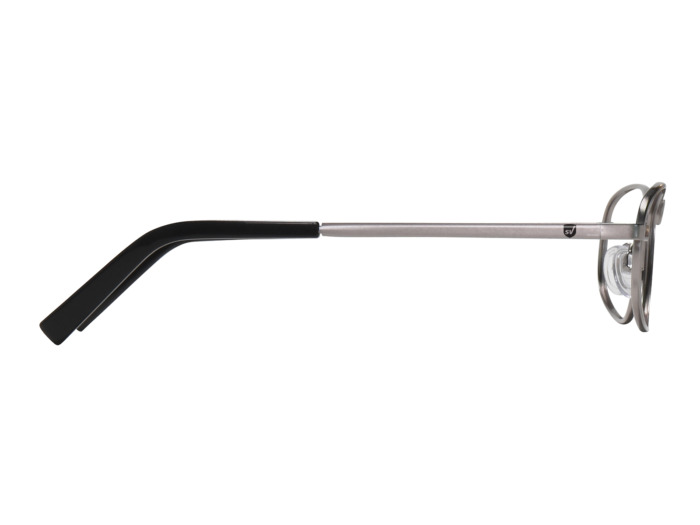 SafeVision SVSS 11 ANSI rated prescription safety glasses in Satin Silver, right side view