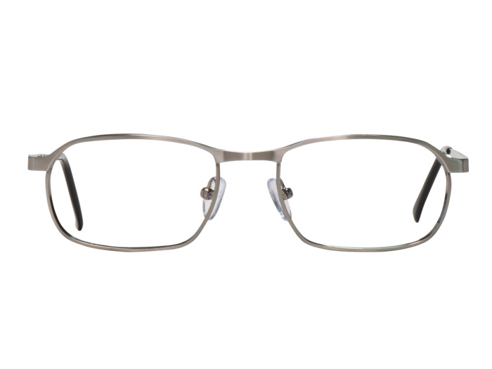 SafeVision SVSS 3 ANSI rated prescription safety glasses in Gunmetal, front view