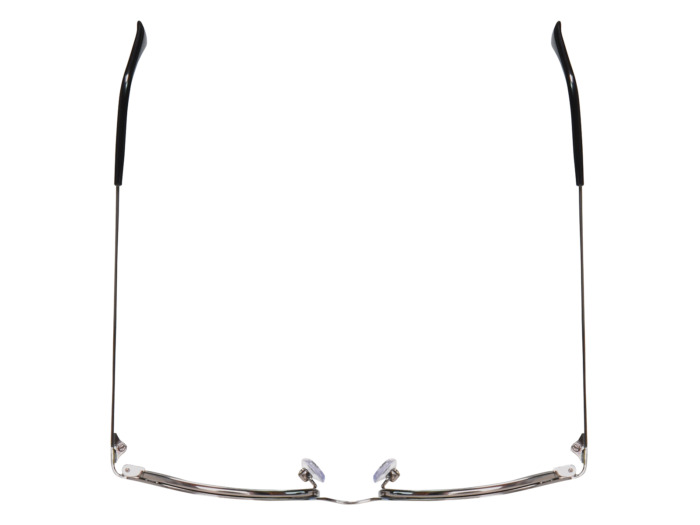SafeVision SVSS 3 ANSI rated prescription safety glasses in Gunmetal, top view
